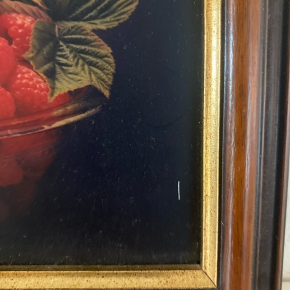 Framed Raspberry Artwork - Picture 2 of 6